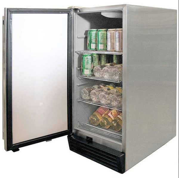 Cal Flame - Outdoor Stainless Steel Refrigerator - BBQ10710