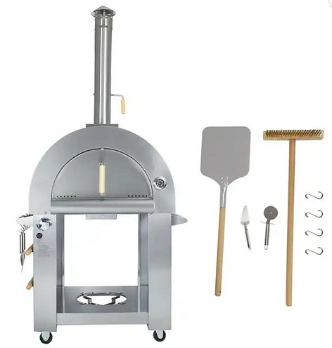 KoKoMo Dual Burning Pizza Oven & Stand - KO-PIZZAOVEN-LP