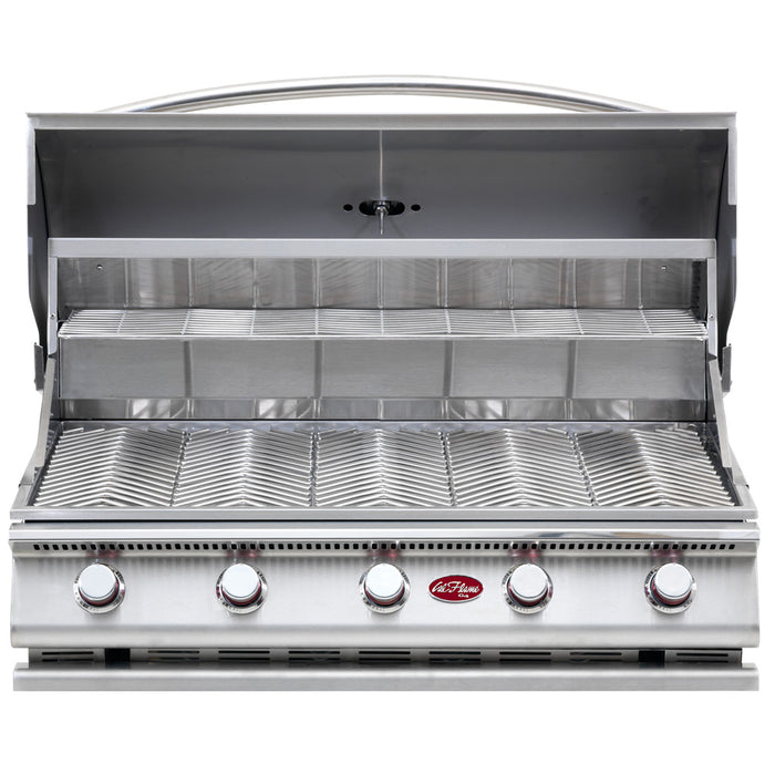 Cal Flame -  G Series 40-Inch 5-Burner Built-In Propane Gas Grill - BBQ18G05 - (LP)