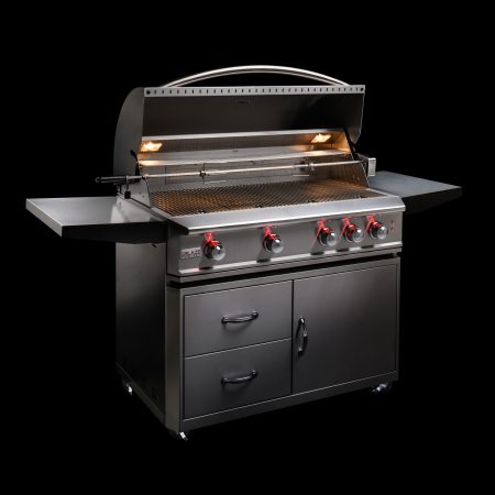 Blaze - Professional LUX 44-Inch 4 Burner Built-In Gas Grill With Rear Infrared Burner