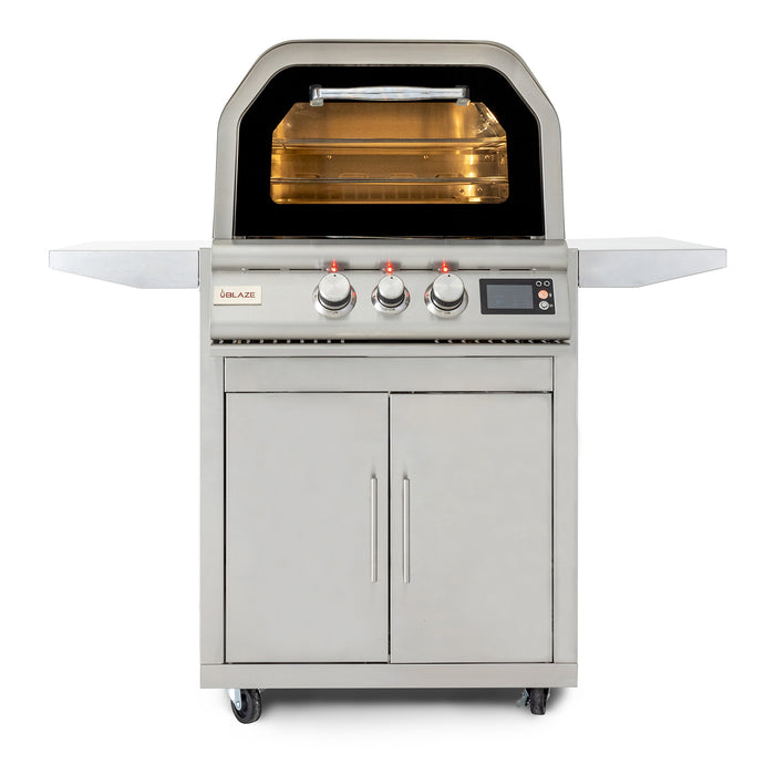 Blaze - 26-Inch Gas Outdoor Pizza Oven With Rotisserie