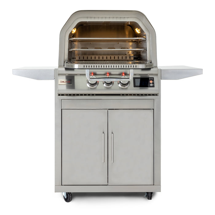 Blaze - 26-Inch Gas Outdoor Pizza Oven With Rotisserie