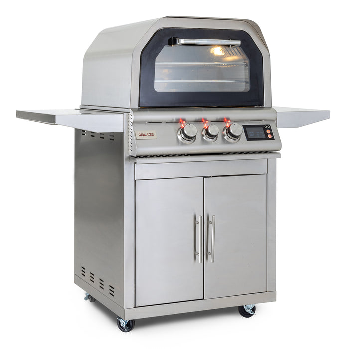 Blaze - 26-Inch Gas Outdoor Pizza Oven With Rotisserie