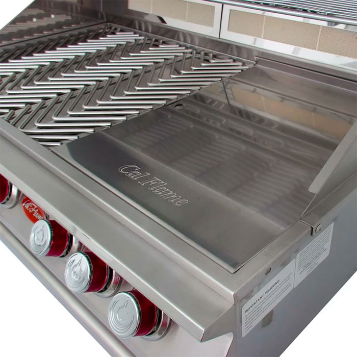 Cal Flame -   Convection 4 Burner With Infrared Back Burner - BBQ18874CP - (LP)