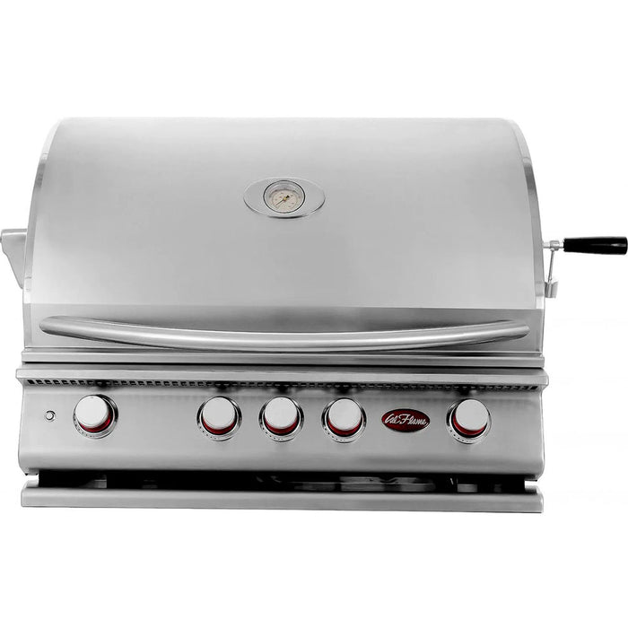 Cal Flame -   P Series P4 - 4 Burner With Infrared Back Burner - BBQ19P04 - (LP)