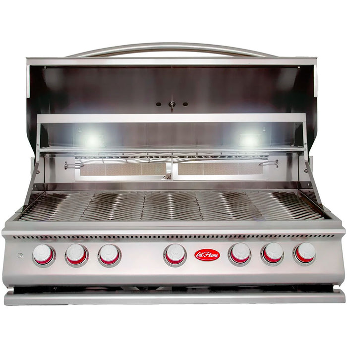 Cal Flame -   P Series P5 - 5 Burner With Infrared Back Burner - BBQ19P05 - (LP)