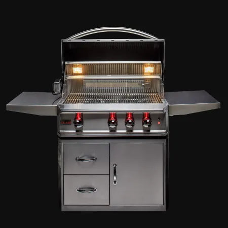 Blaze - Professional LUX 34-Inch - 3 Burner Built-In Gas Grill With Rear Infrared Burner