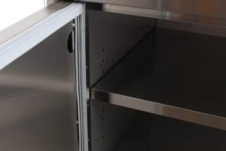 Blaze Stainless Steel Enclosed Dry Storage Cabinet with Shelf