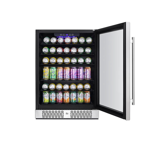 Empava - BR02S 24 Inch Freestanding & Under Counter Beverage Fridge