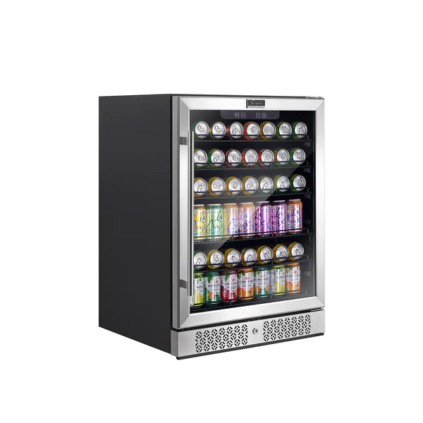 Empava - BR02S 24 Inch Freestanding & Under Counter Beverage Fridge