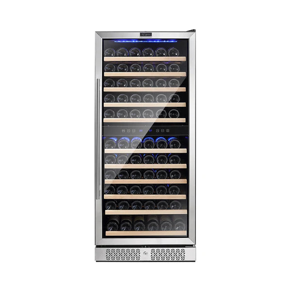 Empava -  WC06D 55" Tall Dual Zone 100 Bottle Wine Fridge