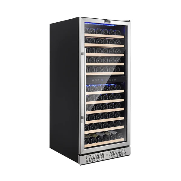 Empava -  WC06D 55" Tall Dual Zone 100 Bottle Wine Fridge