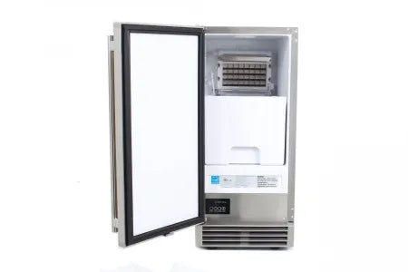 Blaze 50 Lb. 15-Inch Outdoor Ice Maker with Gravity Drain